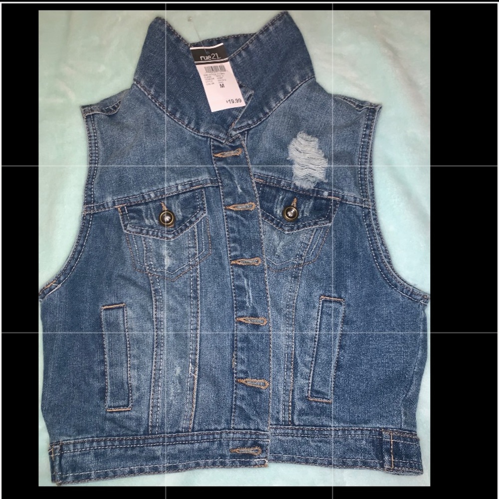 Distressed Jean Jacket
